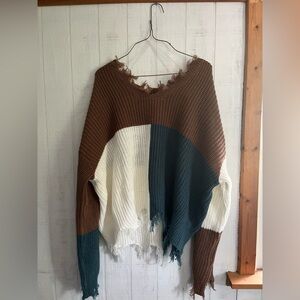 Rue 21 color block sweater
